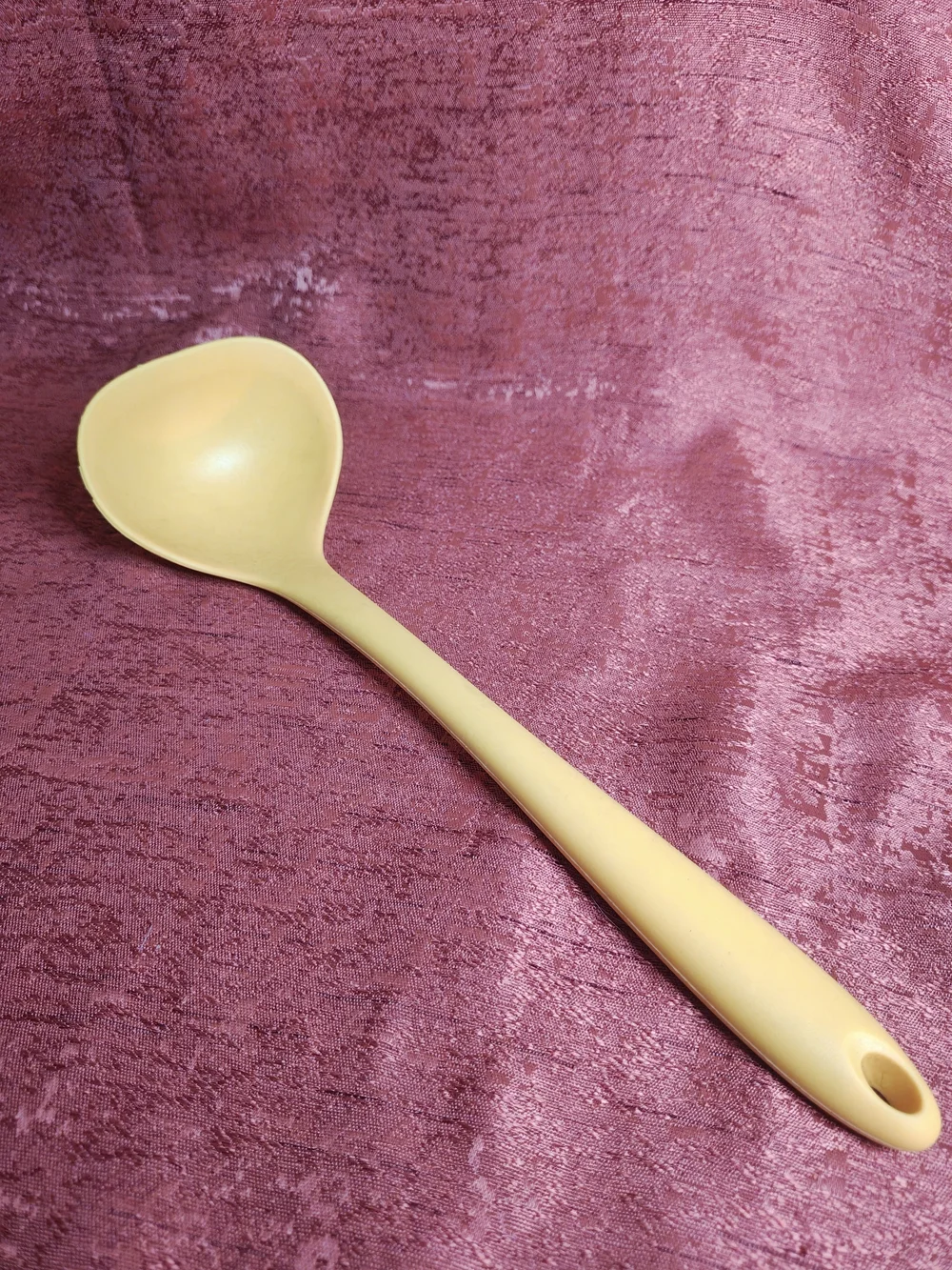 Yellow Silicone Ladle for Home Parties